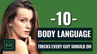 10 Confident Body Language Tricks EVERY Guy Should Do TODAY Proven Techniques [upl. by Kristianson]