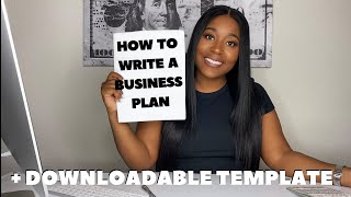 HOW TO WRITE A BUSINESS PLAN STEP BY STEP  TEMPLATE  9 Key Elements [upl. by Nancie]