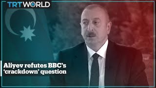 Azerbaijani president responds to BBC’s crackdown claims [upl. by Friedrich]