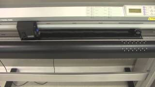 Graphtec FC7000100 plotter  cutter [upl. by Schnabel366]