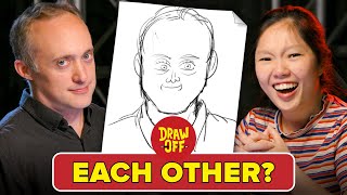 Animator Vs Cartoonist Draw Each Other • DrawOff [upl. by Nahsin]