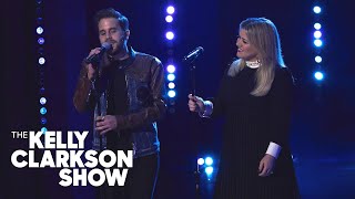 Kelly Clarkson and Ben Platt perform duet of Bob Dylan’s ‘Make You Feel My Love’  Full Performance [upl. by Aihsak541]