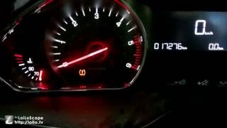 Tyre pressure warning light reset TPMS Peugeot 208 2013  2019 [upl. by Malcolm547]