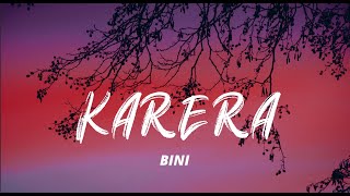 BINI  Karera Lyrics [upl. by Linea]