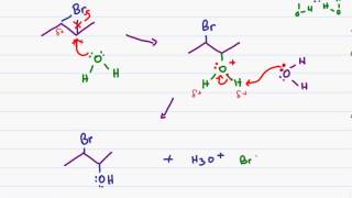 Halohydrin Formation  Alkene Reaction Mechanism [upl. by Leahciam792]