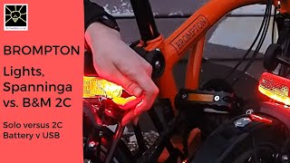 Brompton Spanninga Solo battery vs Bush and Muller 2C Permanent [upl. by Neliac]