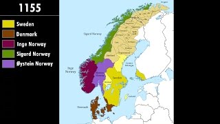 History of Scandinavia Every Year [upl. by Ellemac]