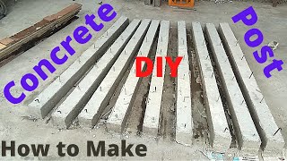 DIY Making Cement Concrete Post [upl. by Reece]