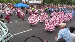 Feria de las Flores Flower Festival Parade Traditional Dancing in Medellin Colombia [upl. by Aicilet726]