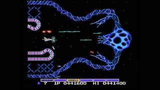 Gradius NES Full Run with No Deaths No Miss [upl. by Oatis]