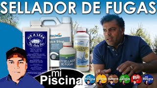 Como Usar Sellador de Fuga de Piscinas [upl. by Odelinda]