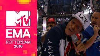 Bruno Mars – 24K Magic from the 2016 MTV EMAs Official Live Performance [upl. by Aitselec321]