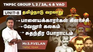 TNPSC Unit 8 Full Revision in Tamil and English  Group 124 amp VAO  SP Velan   Veranda Race [upl. by Dlopoel]