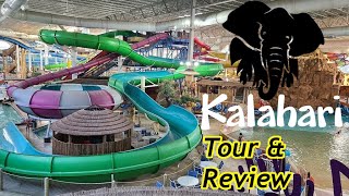 Kalahari Waterpark Resort Wisconsin Dells Tour amp Review with The Legend [upl. by Edaw]