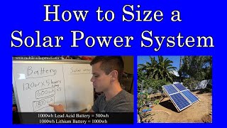 How to Size your Solar Power System [upl. by Trutko]