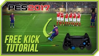 PES 2017 Free Kick Tutorial PS3 PS4 [upl. by Estus625]