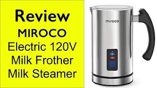 Review Miroco Milk Frother  How to make froth milk at home [upl. by Aniger]