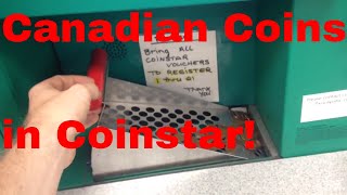 Cashing in Canadian Coins at Coinstar [upl. by Oironoh451]