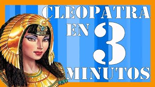 🐍Cleopatra en 3 minutos🐍 La última faraona del Antiguo Egipto [upl. by Elreath]