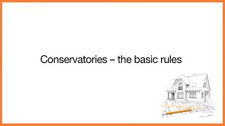 Building Control Conservatories Basic Rules [upl. by Eseilenna]