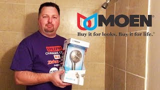 Shower Head Replacement • Moen 26100SRN [upl. by Ramilahs]