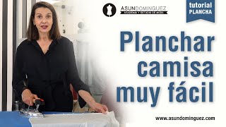 Planchar una camisa muy fácil  Tutorial paso a paso [upl. by Janessa]