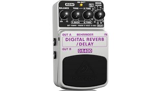 DIGITAL REVERB DELAY DR400 Digital Stereo ReverbDelay Effects Pedal [upl. by Eenafets]