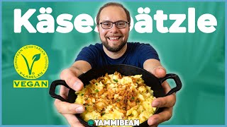 Vegane Käsespätzle  So gehen Spätzle ohne Ei [upl. by Fabian]