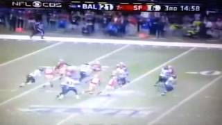 Super Bowl 2013 Jacoby Jones Record 108 Yard Kick Off  Ravens Win [upl. by Moseley576]