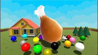 How to make Chicken🍗 Marble Race [upl. by Assilat]