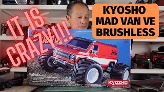 Kyosho Mad Van VE  brushless motor monster truck cool van [upl. by Sedecram]