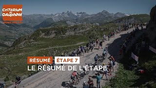 Dauphiné 2022  Étape 7  Résumé [upl. by Lynnelle418]