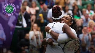 Serena and Venus Williams best Wimbledon shots [upl. by Thea]