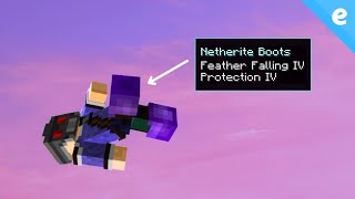 How High Can You Fall With Feather Falling IV in Minecraft [upl. by Mcnamara]