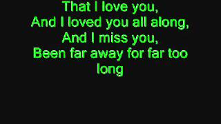 Far Away Nickelback Lyrics YouTube [upl. by Tressa]