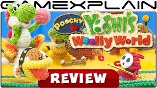 Poochy amp Yoshis Woolly World  REVIEW 3DS [upl. by Kunz864]