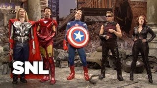 Hawkeye Disappoints the Avengers  SNL [upl. by Hcurab]