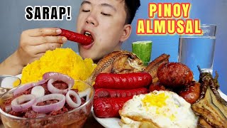 PINOY ALMUSAL MUKBANG  Filipino Breakfast Mukbang  Pinoy Mukbang  Mukbang Philippines  Asmr Food [upl. by Anauqaj]