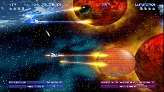 Gradius V Full Game Run  2 Player Mode  Zero amp Sakura [upl. by Alaek]