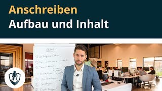 Bewerbung Anschreiben  Aufbau und Inhalt [upl. by Ecinaj]