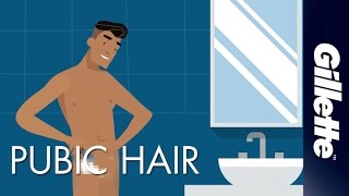 How to Shave Pubic Hair  Manscaping Tips with Gillette STYLER amp BODY Razor [upl. by Reginnej]