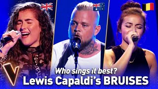 Lewis Capaldi’s BRUISES covers in The Voice  Who sings it best 14 [upl. by Bernadette]