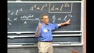 Lec 01 Units Dimensions and Scaling Arguments  801 Classical Mechanics Walter Lewin [upl. by Grayce]