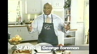 George Foreman Grill Commercial  Sears Exclusive in 2000  00s Commercials [upl. by Annaiuq458]