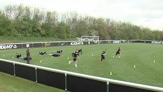 How to improve endurance and core strength  Soccer training drill  Nike Academy [upl. by Northway]