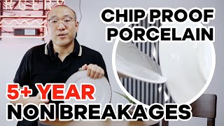 Porcelain plates vs ceramic plates  How to avoid chip damage  prolong service life for 5years [upl. by Gairc]