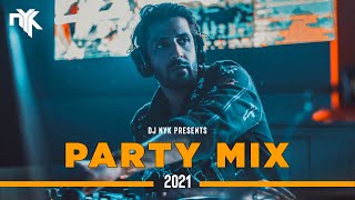 DJ NYK  New Year 2021 Party Mix  Yearmix  Non Stop Bollywood Punjabi English Remix Songs [upl. by Laertnom]