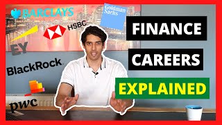 What are the different finance careers  Investment banking Asset management Big 4 acc amp Others [upl. by Huxley221]