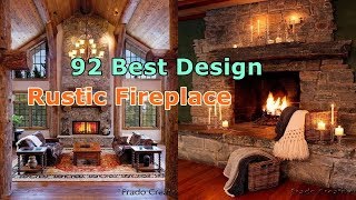 92 Best Rustic Fireplace  Design And Ideas [upl. by Ainnos464]