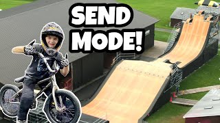 New BMX Tricks In USA FREESTYLE BMX Competition SEND MODE ON [upl. by Cohlette]